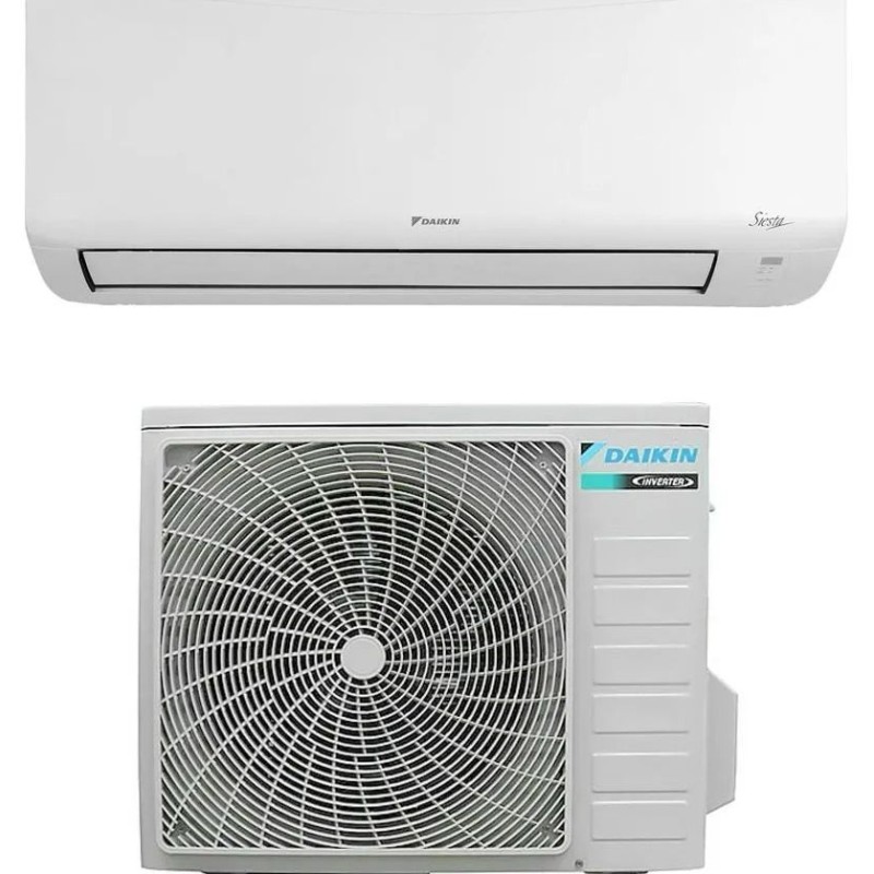 Climatizzatore Condizionatore Daikin Mono split 12000 Btu Inverter serie SIESTA con Pompa di Calore con ATXC35D R-32 WI-FI Optional A++/A+